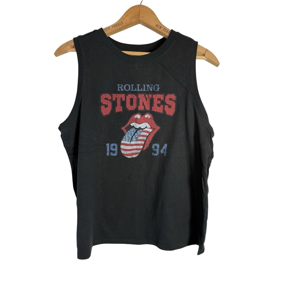 Rolling Stones Black Tank top size Large